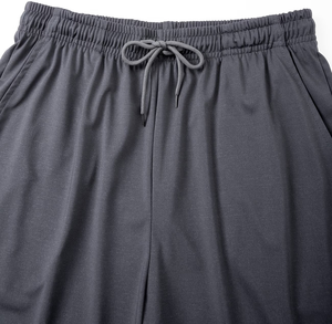 Men's Hooded Short Sleeve T-Shirt Shorts Set Solid Color Casual Sportswear Summer Quick Dry Knitted French Terry Soft - Product Image 5