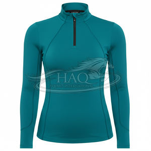 เสื้อขี่ม้าผู้หญิงแบบตาข่าย สำหรับการแข่งขันขี่ม้า แขนยาว ระบายอากาศได้ดี สามารถสกรีนโลโก้ได้ - Product Image 1