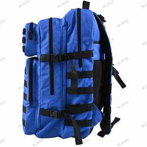 Mochila de gimnasio ligera Unisex, cinturones de cuentas personalizables de poliéster duradero, cremallera impermeable, multicompartimento para adultos, deporte - Product Image 2