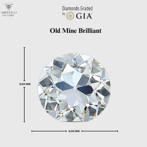 Diamante Natural Suelto de 1.00 Quilates, Corte Europeo Antiguo, Color G, Claridad VVS2, Corte Único, Proveedor de Diamantes Genuinos de Alta Calidad - Product Image 3