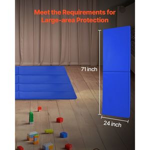 Imbottitura da Parete per Palestre 71 X 24 X 2 Pollici, Alta Densità, Resistente agli Strappi, per Campi da Basket, Rimovibile, Montaggio a Parete, per Sport Indoor - Product Image 3