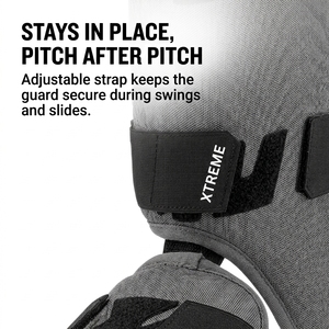 Protège-tibias de baseball légers en gros, protection professionnelle, fermeture réglable auto-agrippante, équipement sportif pour adultes - Product Image 4