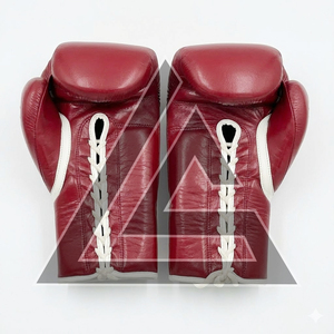 Factory Manufacture Custom Made Red Fly Boxing <b>Gloves</b> 100% Original Leather Professional Pro Punching Fly Boxing <b>Gloves</b> - Product Image 5