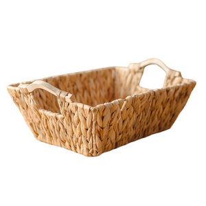 Cesta Organizadora Decorativa de Jacinto de Agua, Hecha a Mano, de Lujo, de Origen Sostenible, Ligera, Ecológica, de Alta Calidad, Venta al Por Mayor - Product Image 6