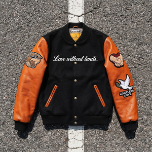 Chaqueta Varsity de Lana Personalizada para Hombre con Cierre de Botones de Cuerno, Logotipo Frontal, Ecológica, Informal, de Invierno, Estilo Béisbol - Product Image 5