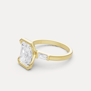 <b>Unique</b> Design <b>Engagement</b> Lab Grown Diamond <b>Ring</b> Elegant Fine Jewelry for Women Wedding Proposal and Anniversary Gift for Sale - Product Image 5
