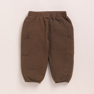 Pantalones de salón de muselina orgánica Cocoa Whisper Pantalones cortos y pantalones de bebé de calidad superior - Product Image 2