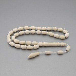 Handmade bone 33 beads Tasbih, Islamic Prayer Beads Misbaha Natural <b>Crafts</b> - Product Image 6
