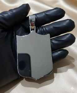 Pendentif personnalisé en argent 925 serti de diamants Moissanite, style Hip Hop, pour homme et femme, bijoux Hip Hop, breloques initiales. - Product Image 2