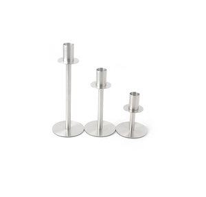 Vintage <b>Brass</b> Gold Taper <b>Candlestick</b> Holder Set 2-Piece Modern Style Metal Candle Holders for Table Decorations - Product Image 4