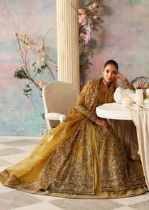 Tenue de mariage de créateur, 3 pièces, style indien et pakistanais, avec broderie et entièrement ornée de pierres, qualité supérieure, style boutique. - Product Image 4