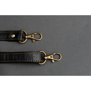 LW-Cinturón de piel auténtica hecho a mano, 2 colores, con cabestrillo, 2 colores - Product Image 3