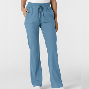 Ensemble de Blouses Médicales pour Femmes en Gros, Manches Courtes, Multi-Poches, Uniforme d'Infirmière, Tenue d'Hiver pour Hôpital - Product Image 4