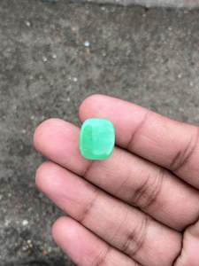 Crisoprasa Natural de Alta Calidad, Gema Suelta en Forma de Cabujón, Verde Claro, Gema Curativa Increíble, Forma de Cojín, Pulida - Product Image 3