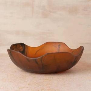 Frutero de Resina Epoxi Pulida de Lujo, Ensaladera, Platos Decorativos de Resina, Juego de Vajilla con Aspecto de Mármol, Ecológico para Fiestas - Product Image 4
