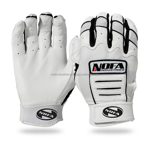 Guantes de bateo de béisbol y softbol de cuero genuino de alta calidad Opciones de logotipo personalizado Guantes de bateo de béisbol de ajuste Premium - Product Image 2