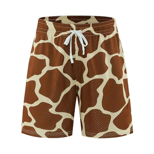 Shorts de sport pour hommes de qualité supérieure, imprimés, en mesh, respirants, séchage rapide, shorts d'été pour la salle de sport, fournisseur en gros OEM ODM - Product Image 5