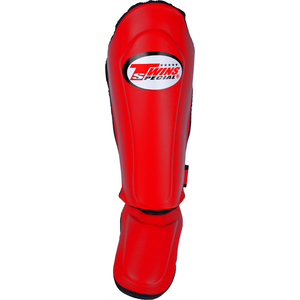 New Adult Twins Muay Thai Shin Pad Professional Training Real Cowhide Leather <b>Boxing</b> Shin Guard Buckle Lightweight Leg - Product Image 3