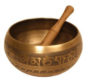 ชามทองเหลืองเสียงไพเราะ งานฝีมือสำหรับการทำสมาธิ ใช้สำหรับโยคะ การบำบัดด้วยเสียง การผ่อนคลาย และการสร้างความสมดุลทางจิตวิญญาณ - Product Image 2