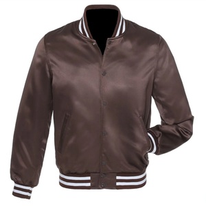 OEM 2025 High Street Custom <b>Men's</b> Varsity <b>Jacket</b> High Quality Baseball Letterman Stand <b>Long</b> Breathable Sleeves - Product Image 1