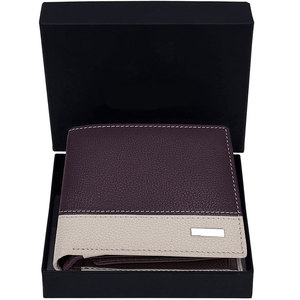 Portefeuille Homme Esprit Vintage en Cuir Véritable Haute Qualité Souple Anti-RFID Conception Personnalisée Court Classique avec Fenêtre pour Carte d'Identité - Product Image 2