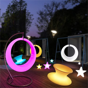 Ghế đu quay ngoài trời đơn giản, thư giãn, dành cho ban công, sân vườn - Product Image 6