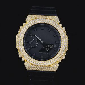 ตัวเรือนโลหะแบบ Iced Out สำหรับนาฬิกา GA2100 ดีไซน์หรูหราทันสมัย  ขอบหน้าปัดแบบ GA2100 ดีไซน์พรีเมียม - Product Image 4