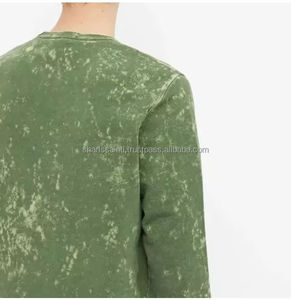 2025 nouvelle mode porter plaine acide lavage sweat pour hommes meilleur fournisseur personnalisé couleur et taille hommes lavage à l'acide sweats à capuche - Product Image 5