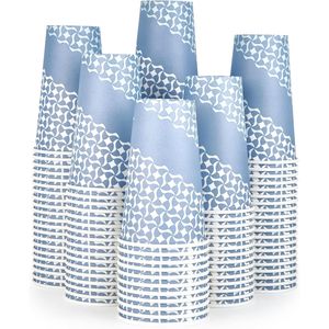 Bicchieri di Carta Usa e Getta per Caffè da 16 oz, Confezione da 210, Design Big H per Bevande Calde - Product Image 1