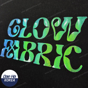 ผ้าทอเนื้อสัมผัสพิเศษ HTV Glow Fabric แผ่นไวนิลถ่ายโอนความร้อน ง่ายต่อการลอกออก สำหรับเสื้อยืดขายส่ง คุณภาพสูงจากผลิตภัณฑ์เกาหลี - Product Image 2