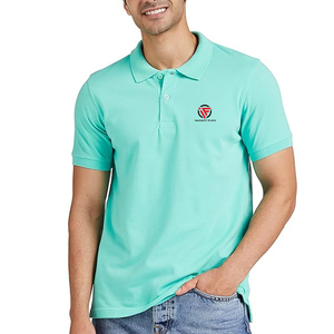 เสื้อโปโลถักลายสไตล์วินเทจสำหรับผู้ชาย คุณภาพพรีเมียม แขนสั้น เสื้อโปโลเปล่าสำหรับการปรับแต่ง - Product Image 1