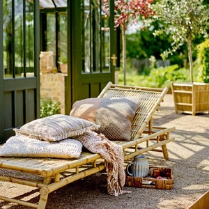 Tumbona de Bambú Natural para Exteriores, Silla Reclinable Ajustable, Cama de Jardín para Patio, Muebles Ecológicos para Resort - Product Image 3