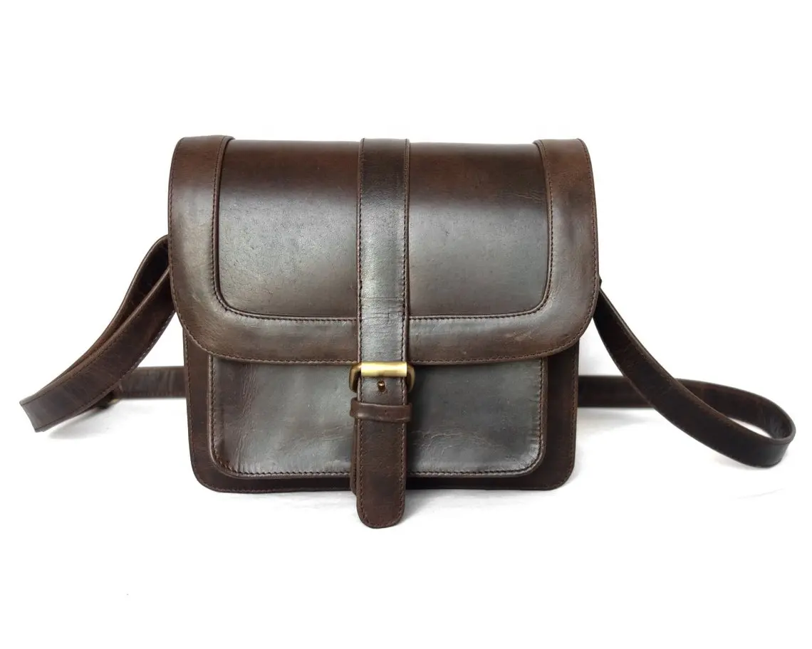 Sling Tas Voor Echt Lederen Handgemaakte Cross-Body Tas Voor Vrouwen Meisjes Reizen Schouder Sling Dames Portemonnees Tassen