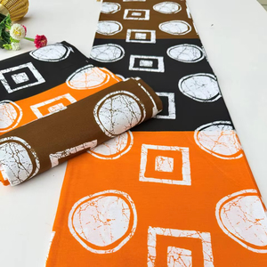 Premium South African African Wax Print 100% Cotton Textile for Fashion Crafts and Accessories - Product Image 1