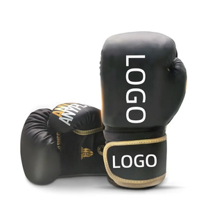 Gants de boxe personnalisés en cuir imperméable de 10 oz pour usage extérieur – Vente en gros - Product Image 1