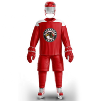 Uniformes de Hockey sobre Hielo de Último Diseño, Producto en Oferta, Hecho en Pakistán, Mejor Material, Nuevo Modelo, Uniforme de Hockey sobre Hielo Más Vendido