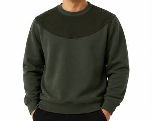 Sweat-shirt à col rond pour homme, épais, avec logo personnalisé sur le devant et en molleton brossé doux, finition soignée pour un style streetwear décontracté - Product Image 1