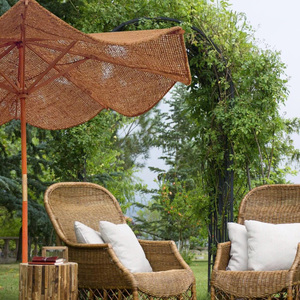 Accessoires de plage, parasol en fibre de <span class=keywords><strong>coco</strong></span> pour l'extérieur, protection solaire, parasols en fibre de <span class=keywords><strong>coco</strong></span> naturelle les moins chers - Product Image 2
