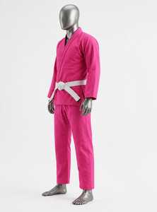 Uniforme de BJJ Rosa Profesional Hecho a Medida, Tela Ligera y Cómoda, Uniforme de BJJ en Venta con Servicio OEM - Product Image 4