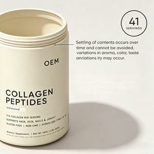 Collagène en peptides non aromatisé OEM ODM, 11 g de protéines, 41 portions, GMP Halal pour marque privée, 454 g - Product Image 2