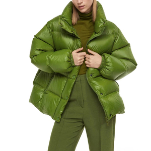 Women Winter Jacket Puffer Style Warm <b>Bubble</b> <b>Coat</b> Hooded Lightweight Waterproof Outdoor Casual Streetwear OEM ODM - Product Image 5