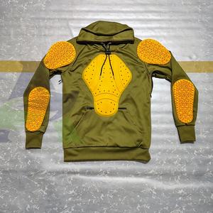 Sweat à capuche moto 3 couches approuvé CE 2 niveaux Coussinets protecteurs moto Hoodies Aramid Motorcycle Hoodie - Product Image 2