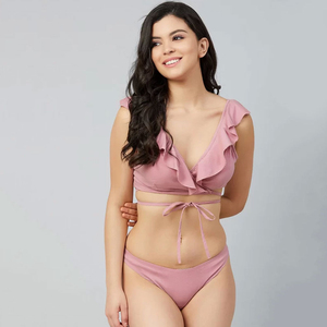 Conjunto de Bikini Estampado de Alta Calidad en Oferta, Traje de Baño para Mujer, Bikini Triangular - Product Image 3
