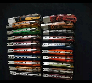 Cuchillo Plegable de Bolsillo de Acero de Damasco Forjado a Mano 2026, Mango de Acero de Damasco, Hoja de Alta Durabilidad con Punta Caída 58HRC para Exteriores - Product Image 3