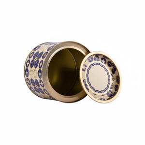 Round Tinplate Tea Can for Festival Gift, Chocolate and Candy <b>Packaging</b> - Product Image 3