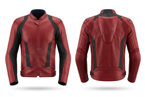 เสื้อแจ็คเก็ตมอเตอร์ไซค์หนังแท้คุณภาพสูง ดีไซน์ลายจุด ระบายอากาศได้ดี มีสไตล์ สวมใส่สบาย ป้องกันการกระแทก เหมาะสำหรับการขับขี่ - Product Image 6