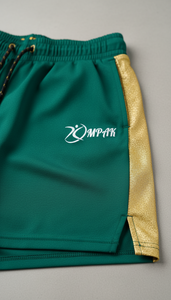 กางเกงขาสั้นออกกำลังกายสำหรับผู้หญิง ผ้าไนลอน/คอตตอน ระบายอากาศได้ดี ยกกระชับสะโพก เอวสูง ไร้ตะเข็บ เหมาะสำหรับโยคะและสวมใส่ลำลอง - Product Image 2