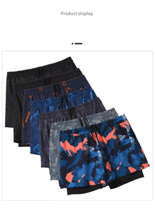Shorts de Playa para Hombre de Alta Calidad, Doble Capa, Deportivos, Anti-Transparencia, Holgados, con Estampado, Impermeables y Transpirables - Product Image 4