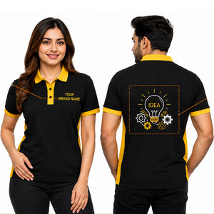 Camisetas de Golf Personalizadas de Alta Calidad con Logotipo OEM para Hombre/Mujer, Sublimadas, Satinadas, Transpirables, de Manga Corta, para Deporte - Product Image 3
