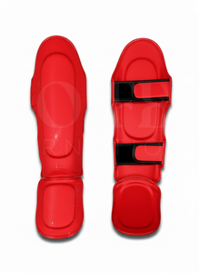 Protège-tibias de Muay Thai en cuir PU, nouveau design léger, couleur personnalisée, pour le kickboxing, le MMA, la protection des jambes, l'entraînement et le sparring - Product Image 6